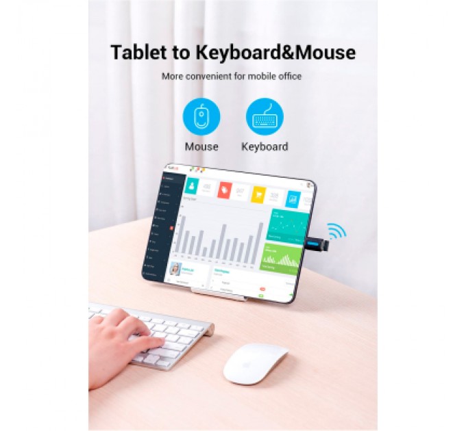 Vention Перехідник USB 2.0 Type-C to USB AF (OTG) Vention (CDTB0)