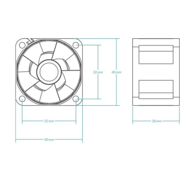 Arctic Кулер до корпусу Arctic S4028-15K (ACFAN00264A)