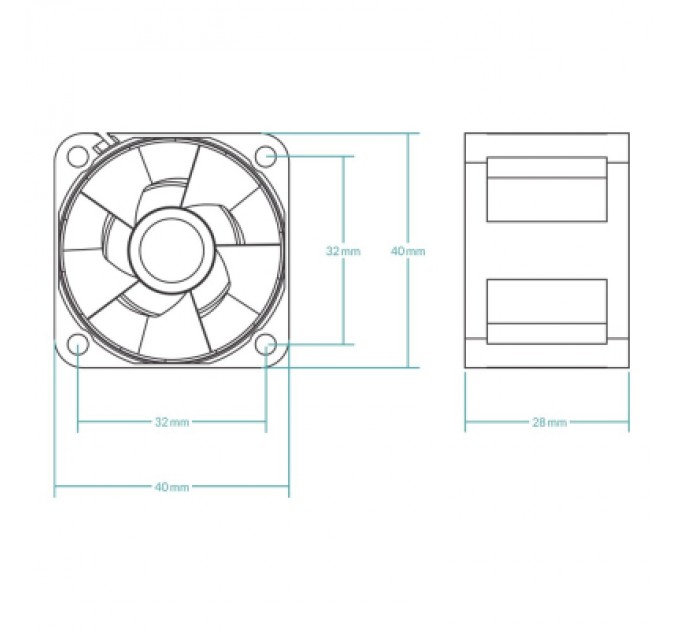 Arctic Кулер до корпусу Arctic S4028-6K (ACFAN00185A)