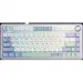 Aula Клавіатура Aula F75 Gasket Greywood V3 switch Hot-Swap PBT Wireless/Bluetooth/USB White (6948391208640)