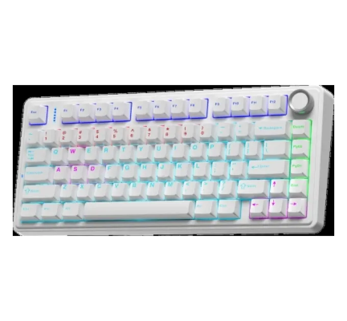 Aula Клавіатура Aula F75 keycap KRGD Blue USB UA White (6948391202839)