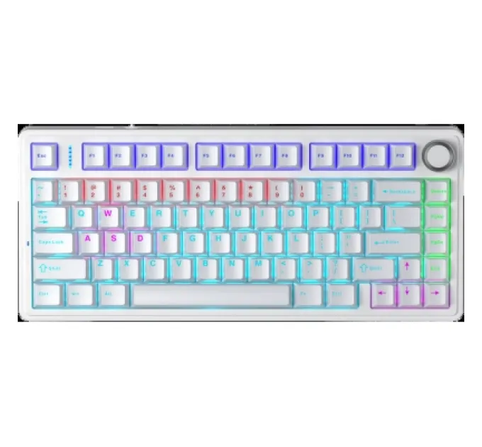 Aula Клавіатура Aula F75 keycap KRGD Blue USB UA White (6948391202839)