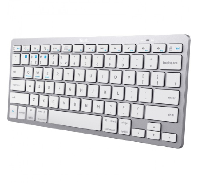 Trust Клавіатура Trust Basics Bluetooth UA White (25486)