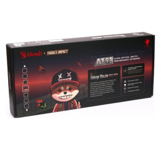 A4Tech Клавіатура A4Tech Bloody AT98 USB Proxy Boom (4711421000765)