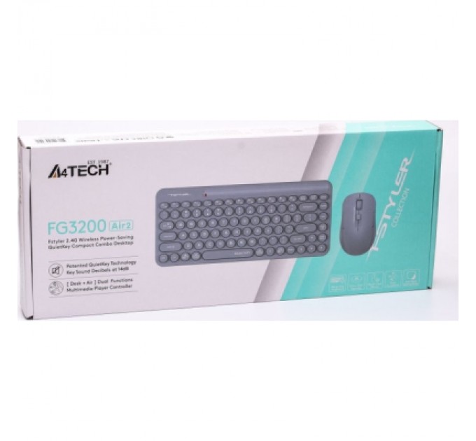 A4Tech Комплект A4Tech FG3200 Air2 Wireless Blue (4711421997201)