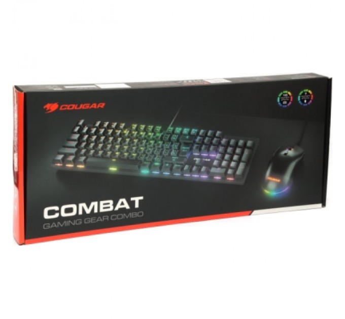 Cougar Комплект Cougar Combat Keyboard and Mouse USB Black (Combat)