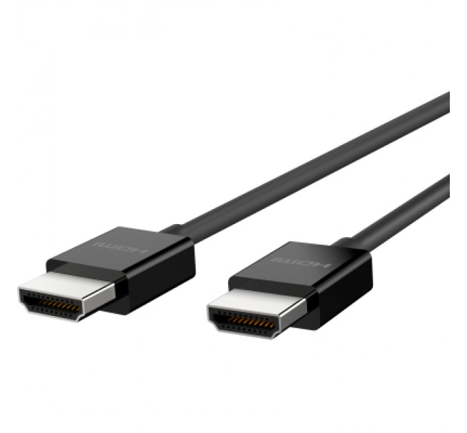 Belkin Кабель мультимедійний HDMI to HDMI 2.0m v2.1 High Speed Ethernet Belkin (AV10175BT2MBKV2)
