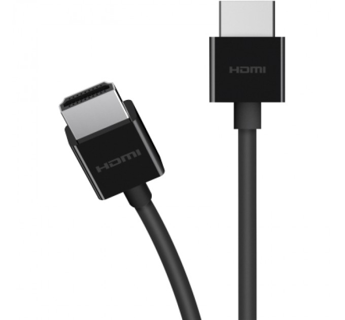 Belkin Кабель мультимедійний HDMI to HDMI 2.0m v2.1 High Speed Ethernet Belkin (AV10175BT2MBKV2)