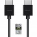 Belkin Кабель мультимедійний HDMI to HDMI 2.0m v2.1 High Speed Ethernet Belkin (AV10175BT2MBKV2)
