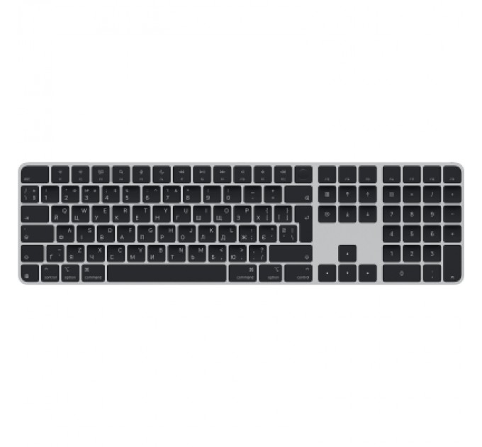 Apple Клавіатура Apple Magic Keyboard with Touch ID Bluetooth/USB UA Black (MXK83UA/A)