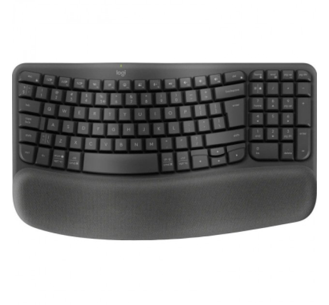 Logitech Клавіатура Logitech Wave Keys For Business Bluetooth/Wireless UA Black (920-012334)