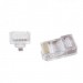 Cablexpert Конектор Cablexpert RJ45 cat.5e UTP 8P8C (сквозное отв., позолоч. конт.) 10 шт (LC-PTU-01/10)