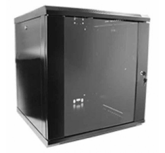Hypernet Шафа настінна Hypernet 12U 19" 600x600 (WMNC66-12U-FLAT-BLACK)