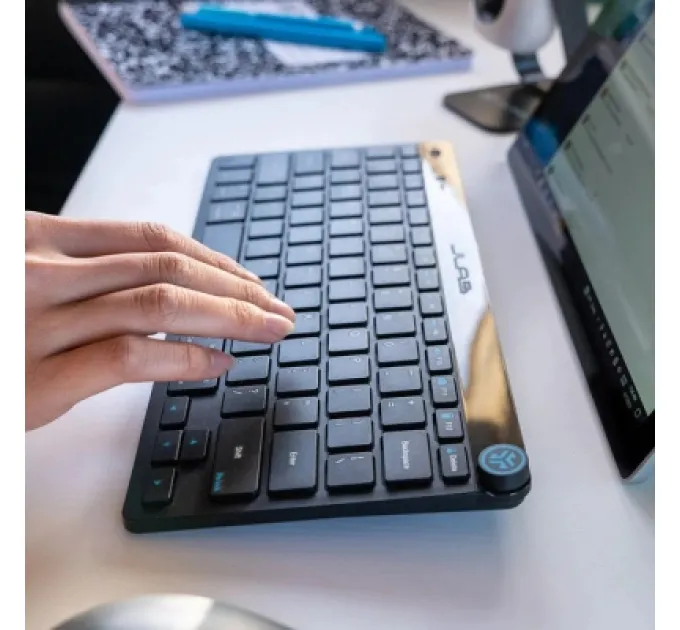 Jlab Клавіатура Jlab GO Bluetooth/Wireless Black (IEUKGOKEYBRBLK4)
