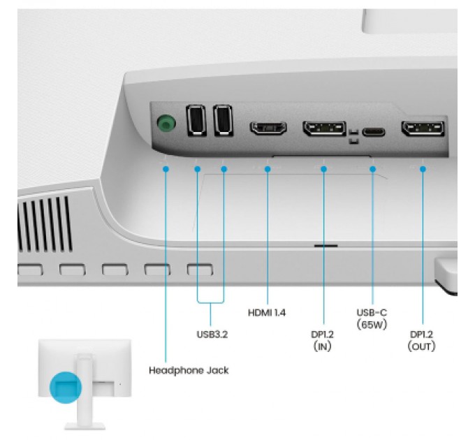 BenQ Монітор BenQ GW2486TC WHITE