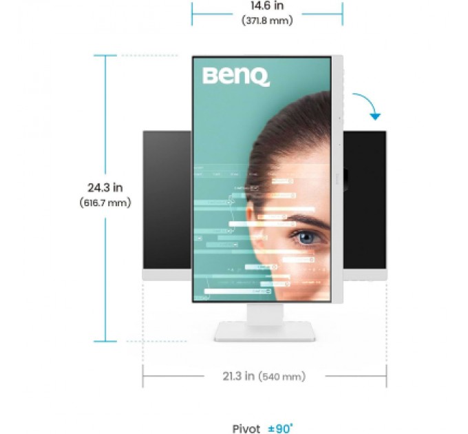 BenQ Монітор BenQ GW2486TC WHITE