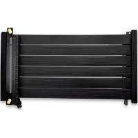 Райзер PcCooler Vertical GPU RISER CABLE PCI-E BK 4.0 185мм PCI-E4.0X16 Чор (RC185 BK 4.0)