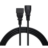 Кабель живлення C13 to C14 1.8m 0.75mm2 Rezone (RZPC-13141875)