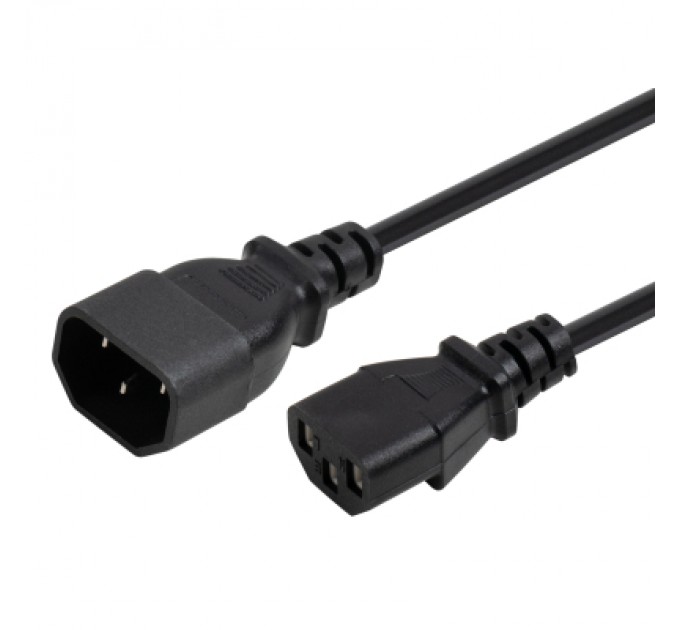 Rezone Кабель живлення C13 to C14 1.8m 0.75mm2 Rezone (RZPC-13141875)