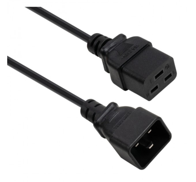 Rezone Кабель живлення C19 to C20 1.8m 1.5mm2 Rezone (RZPC-19201815)