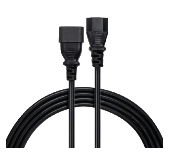 Vinga Кабель живлення C13 to C14 1.8m 0.75mm2 copper Vinga (VYPCC13141875CU)