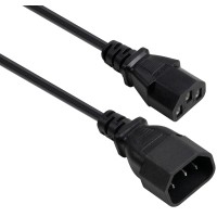 Кабель живлення C13 to C14 1.8m 0.75mm2 copper Vinga (VYPCC13141875CU)