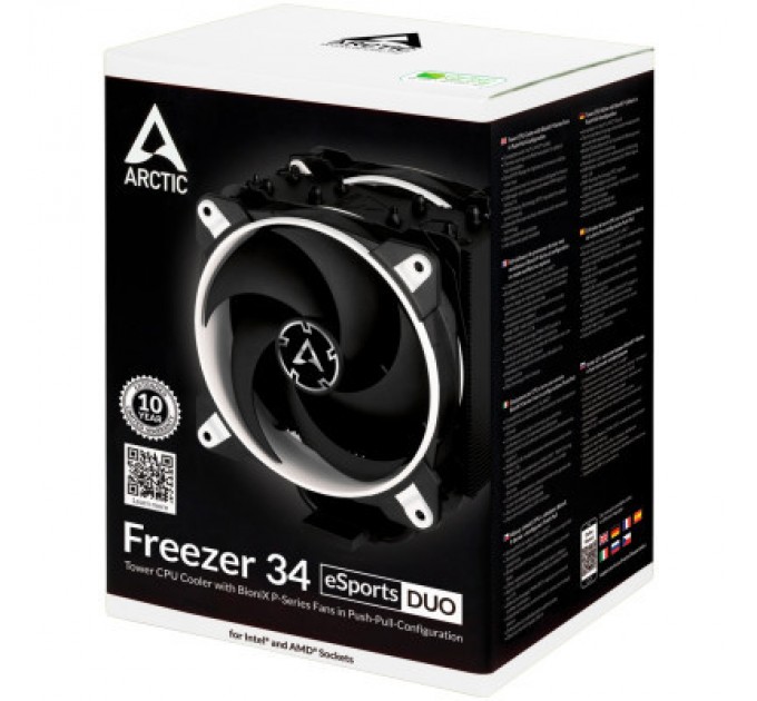 Arctic Кулер до процесора Arctic Freezer 34 eSports DUO White (ACFRE00061A)