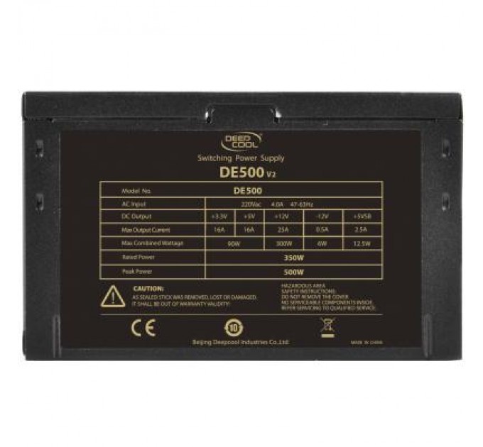 Deepcool Блок живлення Deepcool 500W (DE500 v2)