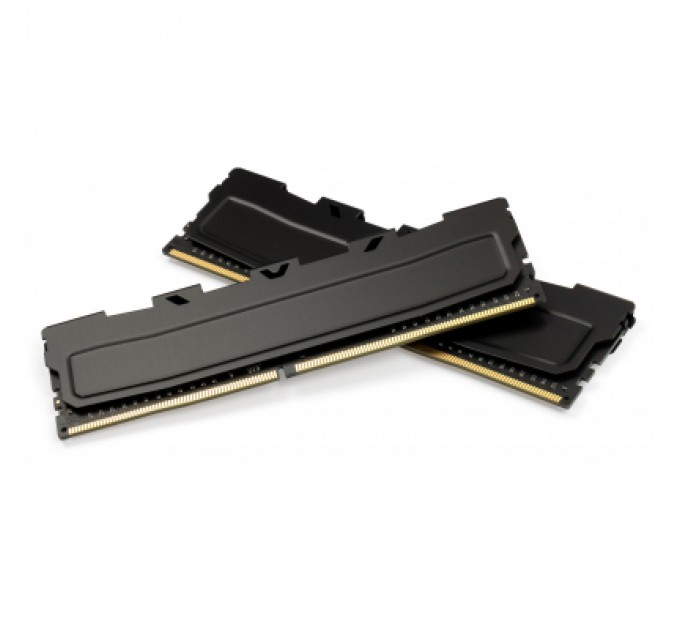 eXceleram Модуль пам'яті для комп'ютера DDR4 16GB (2x8GB) 3200 MHz Kudos Black eXceleram (EKBLACK4163216AD)