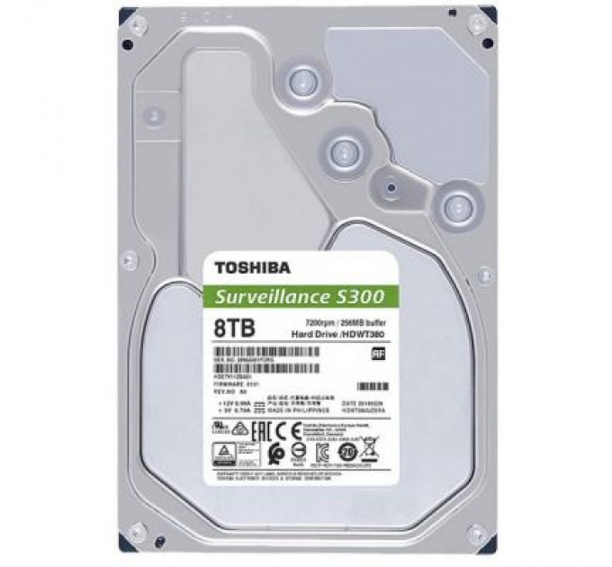 Toshiba Жорсткий диск 3.5" 8TB Toshiba (HDWT380UZSVA)