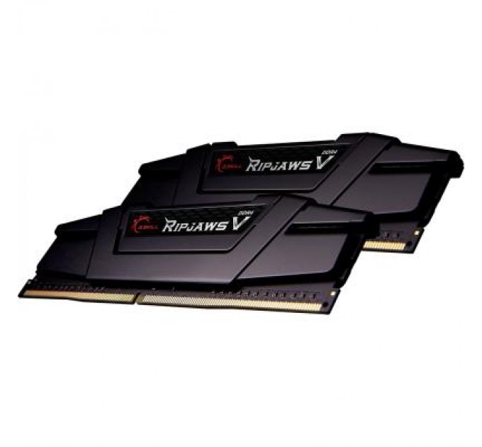 G.Skill Модуль пам'яті для комп'ютера DDR4 62GB (2x32GB) 2666 MHz Ripjaws V G.Skill (F4-2666C18D-64GVK)
