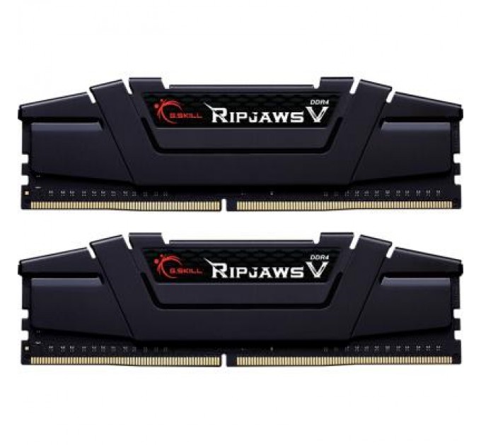 G.Skill Модуль пам'яті для комп'ютера DDR4 62GB (2x32GB) 2666 MHz Ripjaws V G.Skill (F4-2666C18D-64GVK)