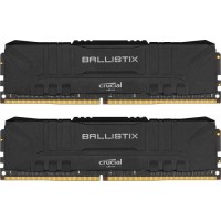 Модуль пам'яті для комп'ютера DDR4 16GB (2x8GB) 3200 MHz Ballistix Black Micron (BL2K8G32C16U4B)