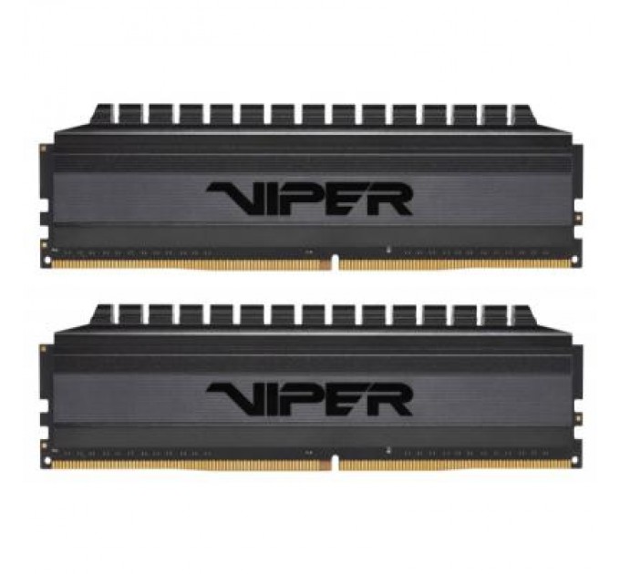 Patriot Модуль пам'яті для комп'ютера DDR4 16GB (2x8GB) 3000 MHz Viper Blackout Patriot (PVB416G300C6K)
