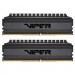 Patriot Модуль пам'яті для комп'ютера DDR4 16GB (2x8GB) 3000 MHz Viper Blackout Patriot (PVB416G300C6K)