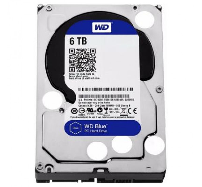 WD Жорсткий диск 3.5" 6TB WD (WD60EZAZ)