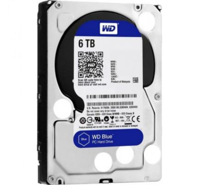 WD Жорсткий диск 3.5" 6TB WD (WD60EZAZ)