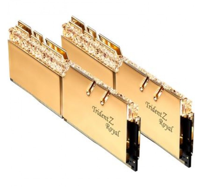 G.Skill Модуль пам'яті для комп'ютера DDR4 32GB (2x16GB) 3200 MHz Trident Z Royal G.Skill (F4-3200C16D-32GTRG)