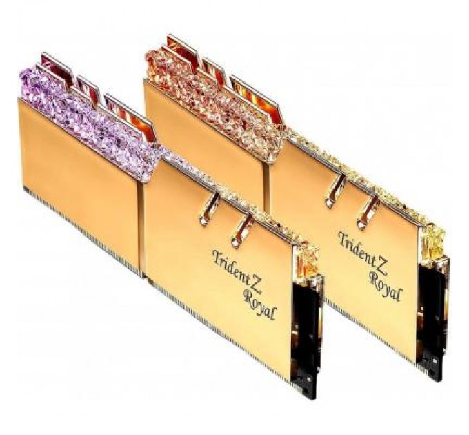 G.Skill Модуль пам'яті для комп'ютера DDR4 32GB (2x16GB) 3200 MHz Trident Z Royal G.Skill (F4-3200C16D-32GTRG)