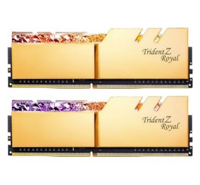 G.Skill Модуль пам'яті для комп'ютера DDR4 32GB (2x16GB) 3200 MHz Trident Z Royal G.Skill (F4-3200C16D-32GTRG)