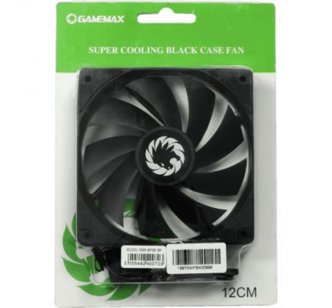Gamemax Кулер до корпусу Gamemax GMX-WFBK-BK