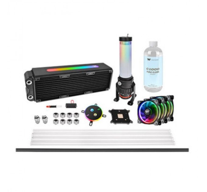 ThermalTake Набір для збірки CРO ThermalTake Pacific M360 Plus D5 Hard Tube Water Cooling Kit (CL-W218-CU00SW-A)