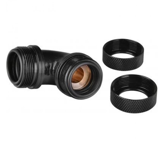 ThermalTake Фітинг для СРО ThermalTake Pacific G1/4 PETG Tube 90-Degree Dual Compression 16mm OD - (CL-W099-CA00BL-A)