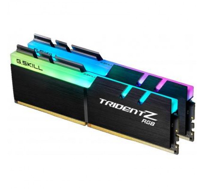 G.Skill Модуль пам'яті для комп'ютера DDR4 16GB (2x8GB) 3600 MHz TridentZ RGB Black G.Skill (F4-3600C18D-16GTZR)