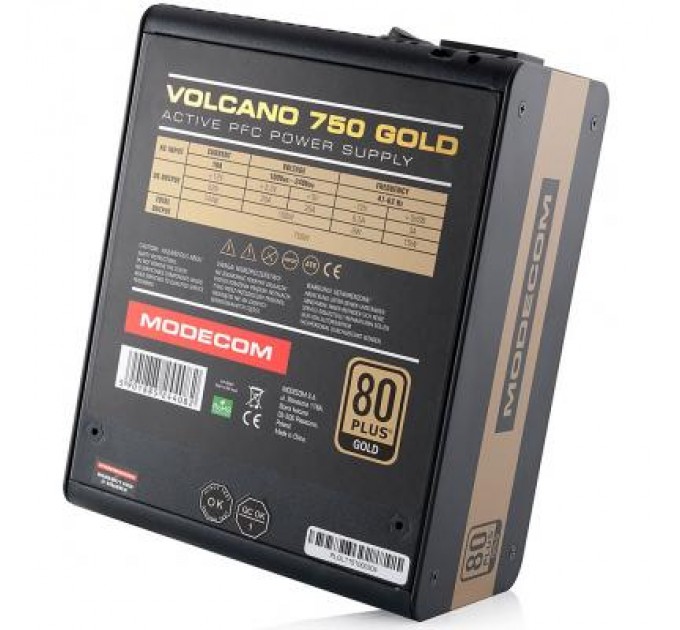 Modecom Блок живлення Modecom 750W VOLCANO (ZAS-MC90-SM-750-ATX-VOLCA)