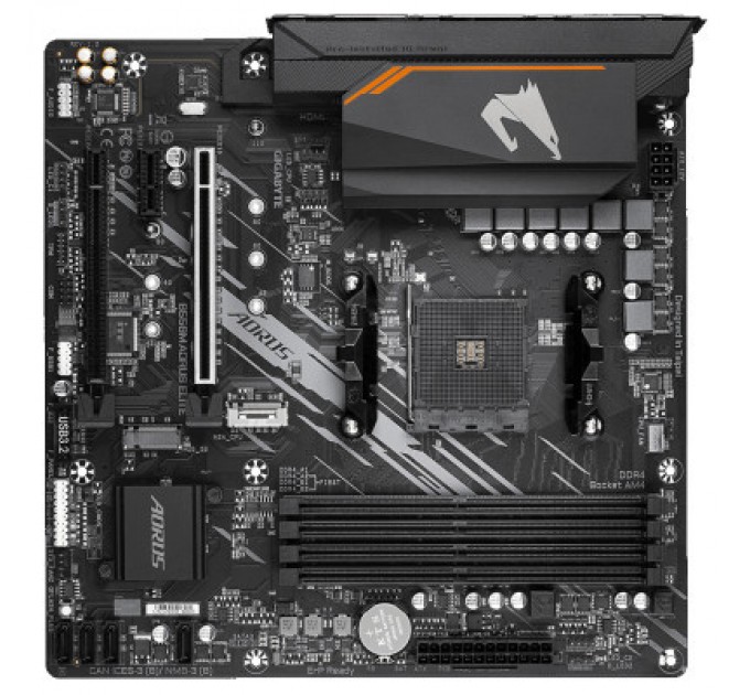 GIGABYTE Материнська плата GIGABYTE B550M AORUS ELITE