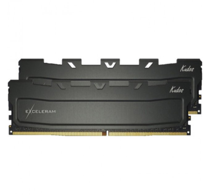 eXceleram Модуль пам'яті для комп'ютера DDR4 32GB (2x16GB) 3200 MHz Black Kudos eXceleram (EKBLACK4323216CD)