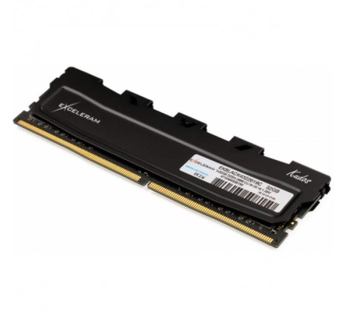 eXceleram Модуль пам'яті для комп'ютера DDR4 32GB 2666 MHz Black Kudos eXceleram (EKBLACK4322619C)