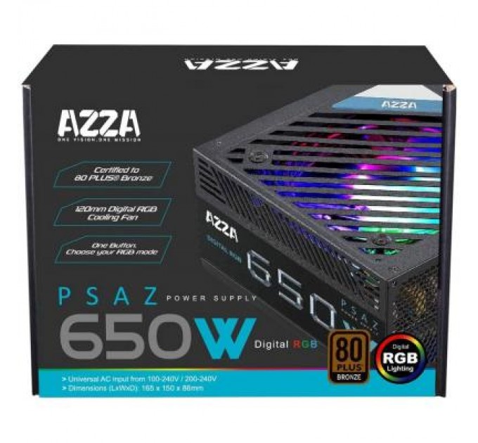 Azza Блок живлення Azza 650W (PSAZ 650W ARGB)