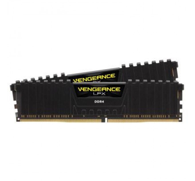 Corsair Модуль пам'яті для комп'ютера DDR4 32GB (2x16GB) 3200 MHz Vengeance LPX Black Corsair (CMK32GX4M2E3200C16)